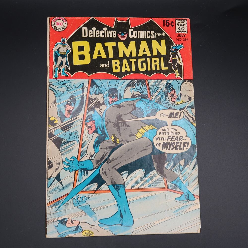 DC Comics Detective Comics #389 Batman Batgirl Scarecrow Neal Adams Cover 1969
